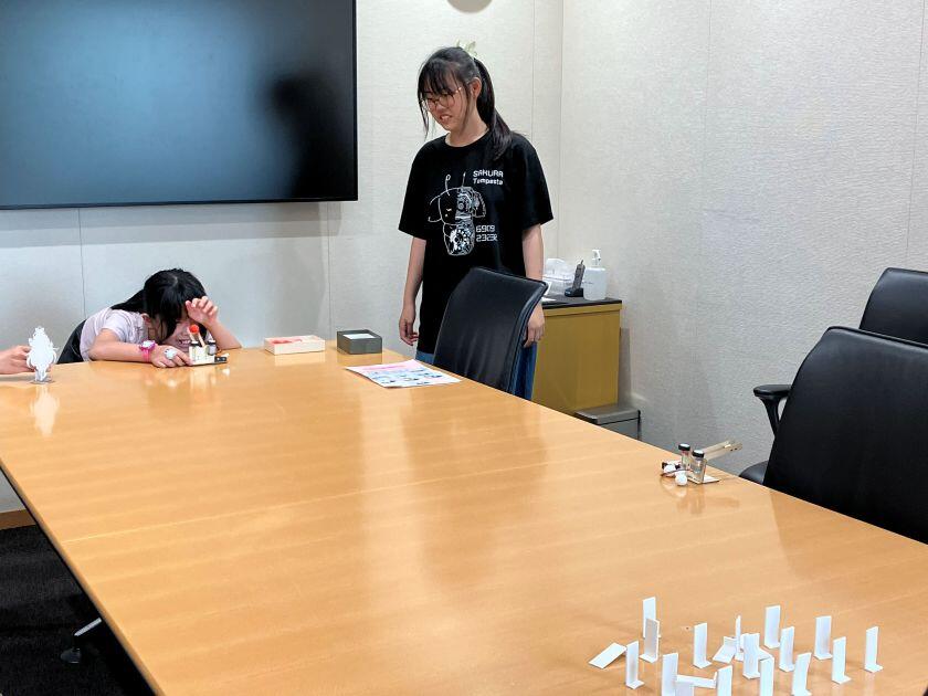工作の様子